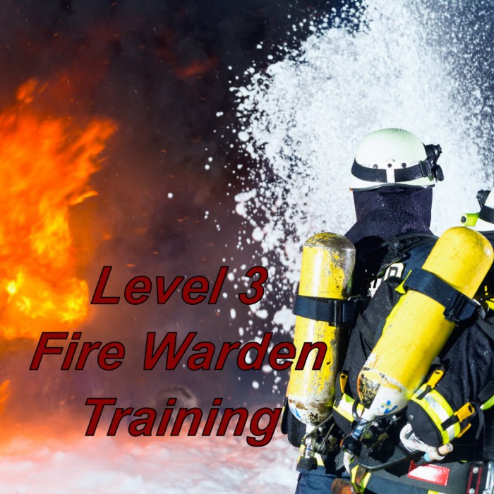 Level 3 fire warden training online course, cpd certified