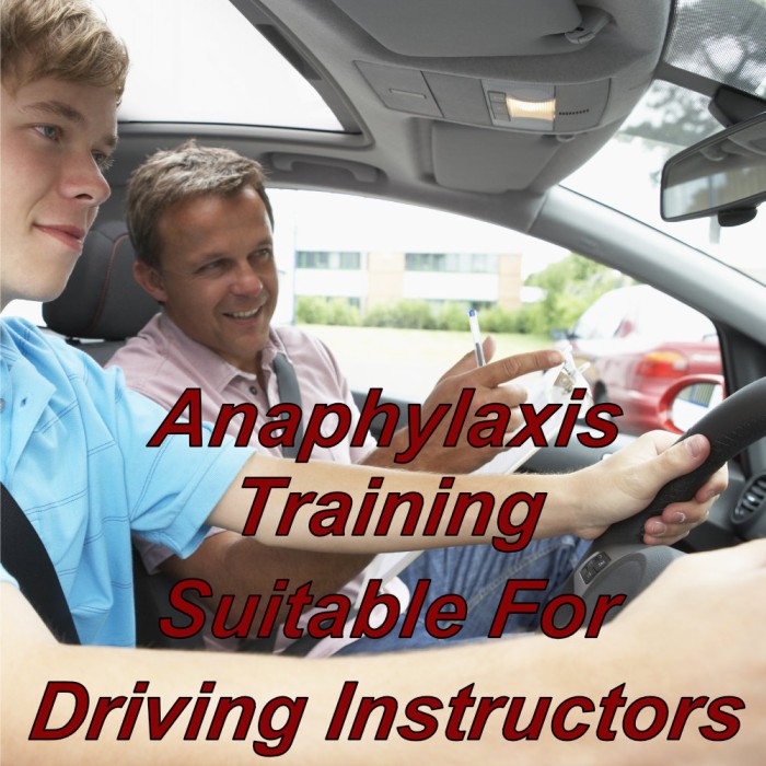 Anaphylaxis training online, suitable for driving instructors and ADI's