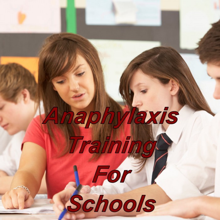 Anaphylaxis training online for schools, teacher's, teaching support staff, cpd certified course, e-learning level 2 Epi-Pen certification.