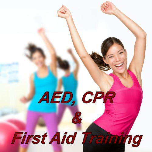 AED, CPR and first aid training combined course, ideal for dance teachers & fitness instructors