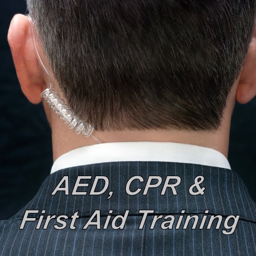 AED, CPR and First aid training combined course, ideal for security guards & door supervisors