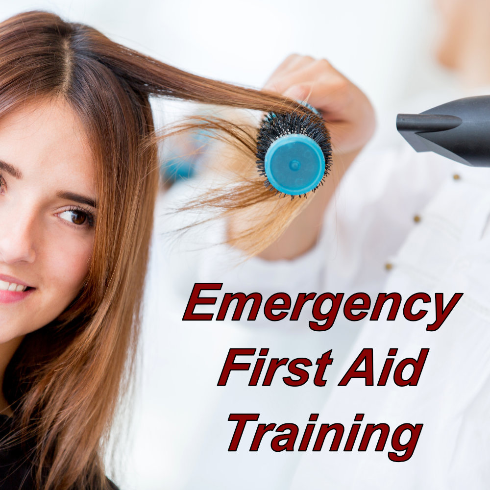 Emergency first aid training, suitable for hairdressers & the beauty therapy industry
