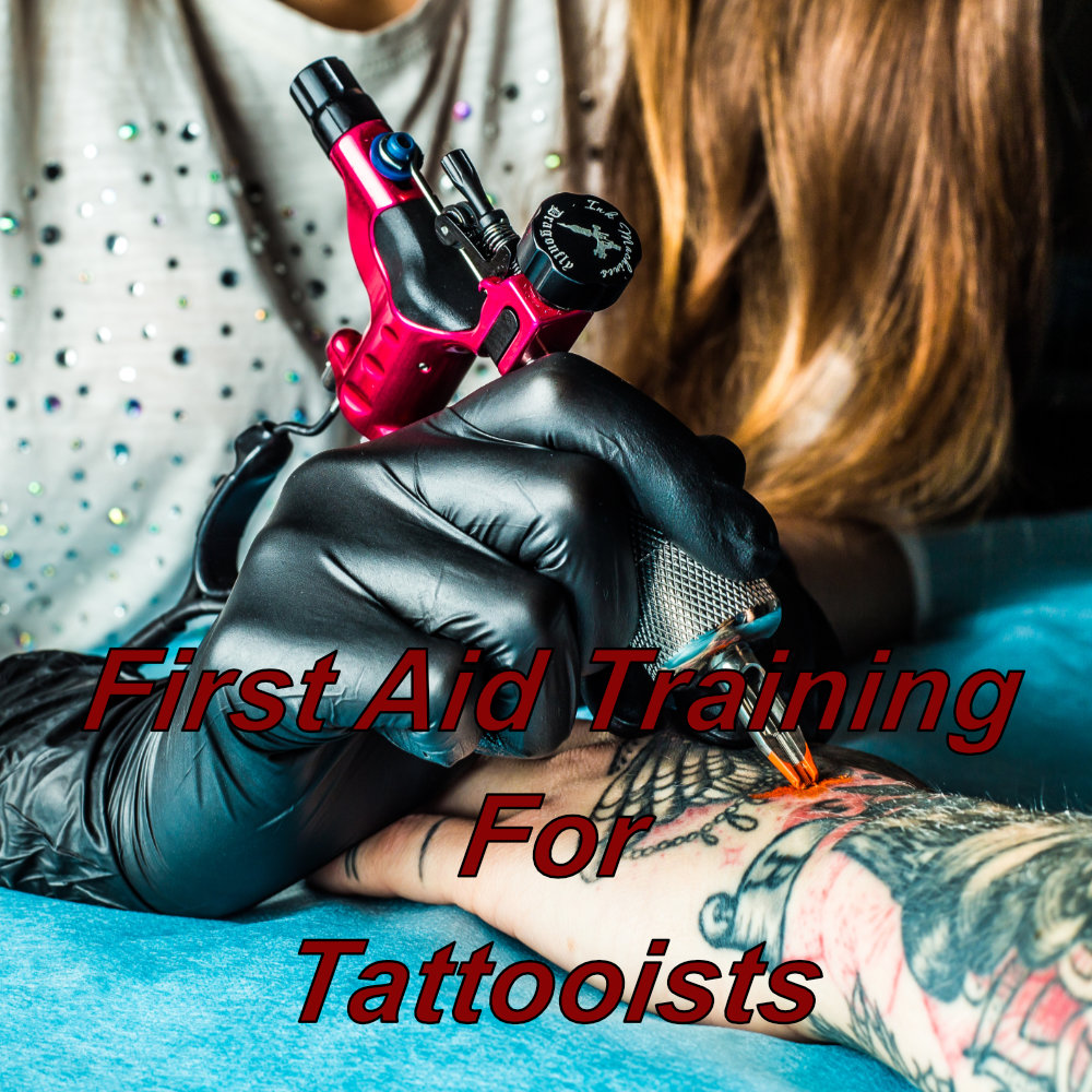 Level 2 emergency first aid training course, suitable for tattooists