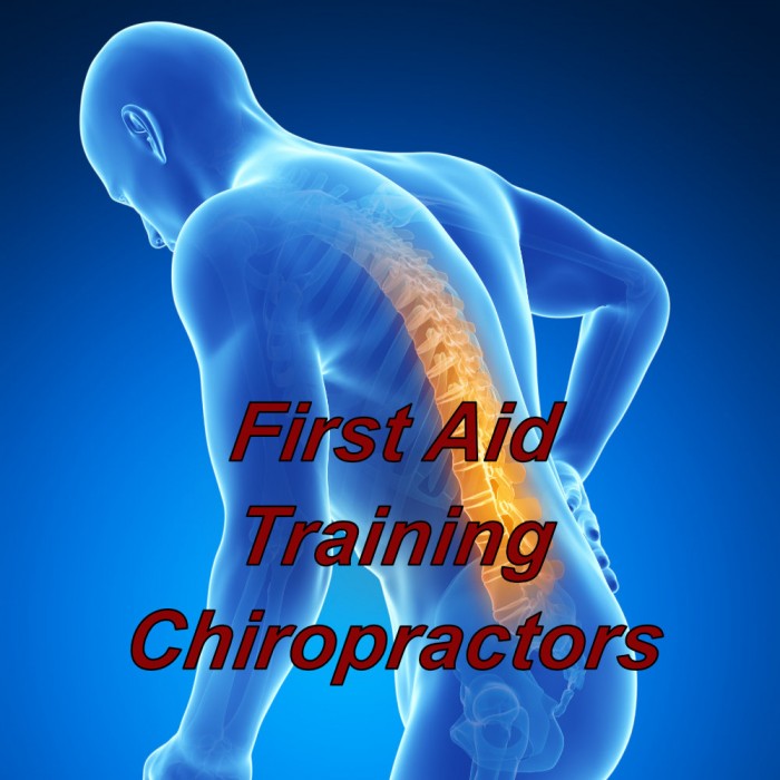 Emergency first aid training suitable for Chiropractors & Osteopaths