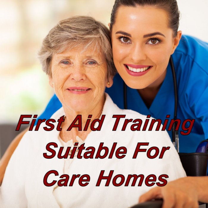 Emergency first aid training online, suitable for care homes, domiciliary carers