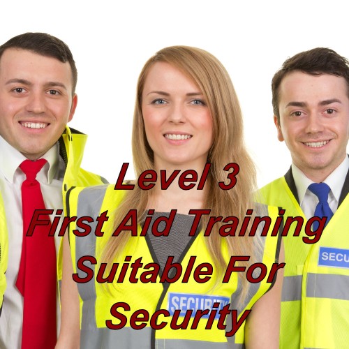 Level 3 first aid training online, suitable for security