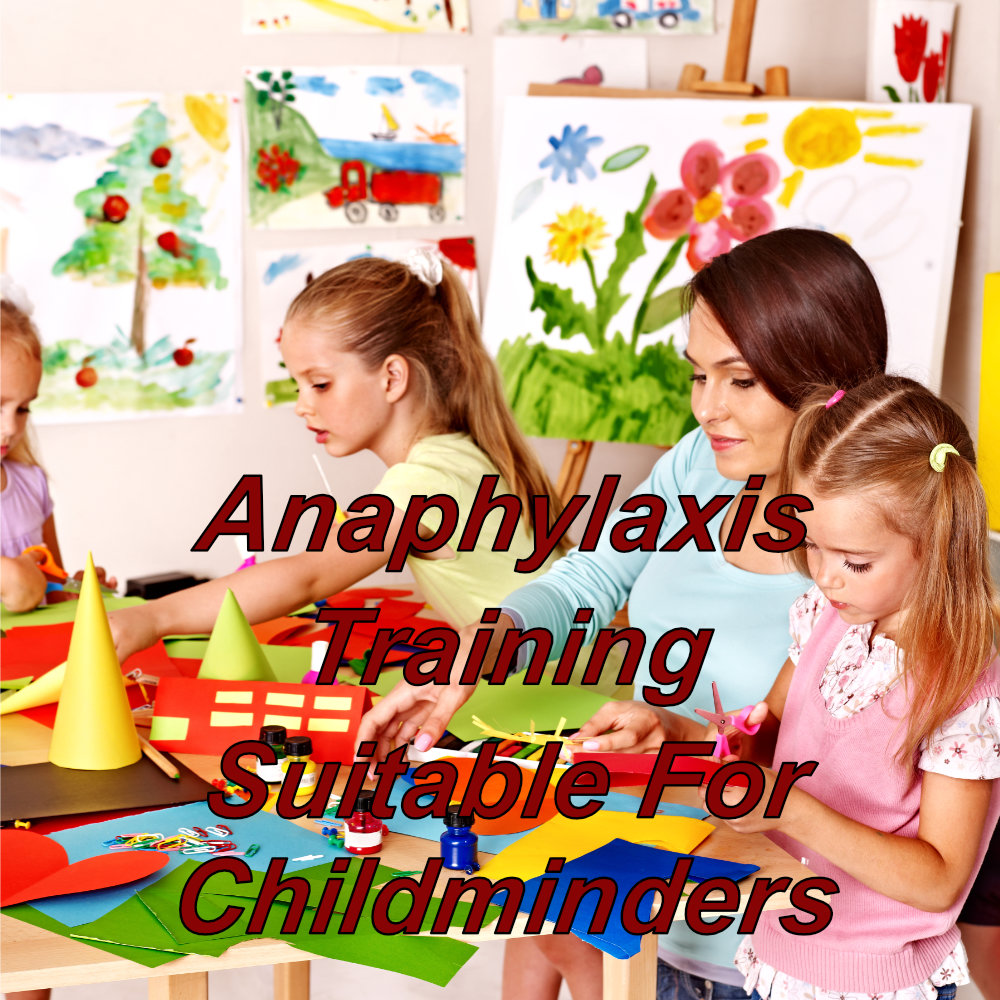 Anaphylaxis training online suitable for childminders and nursery staff