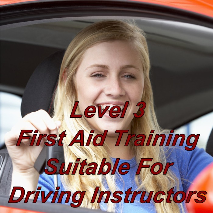 Level 3 first aid training online, suitable for driving instructors